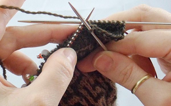 picking up thumb stitches for mittens