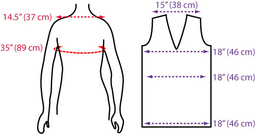Our fit model just got knocked up. The pattern doesn't know this yet.