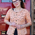 Cardiflower lace cardigan with optional integrated pockets