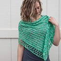 Hand Sown crocheted openwork shawl