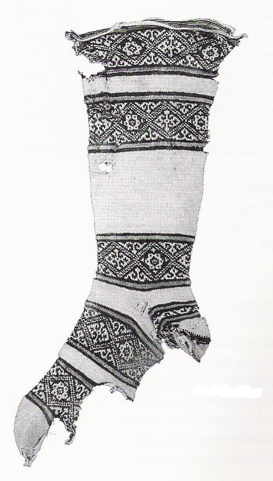 Coptic socks' from Egypt, dating to around the year 1000 CE
