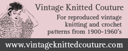 vintage knitted couture
