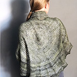 Go With the Phloem lace circular shawl=