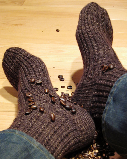 Java socks: Knitty Winter 2011