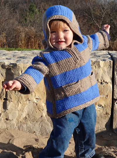 Idaho baby pullover: Knitty Winter bis 2011