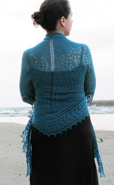 Oceanspray shawl